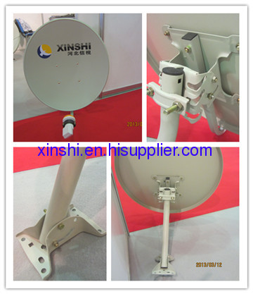 ku band 60cm wall mount big-footing satellite dish antenna