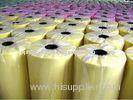 Yellow Spunbond Nonwoven Fabric For Home Textile , Tearing Strength