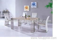 dining table and chairs