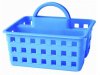 durable blue plastic bath baskets