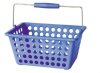 plastic shopping basket with handle