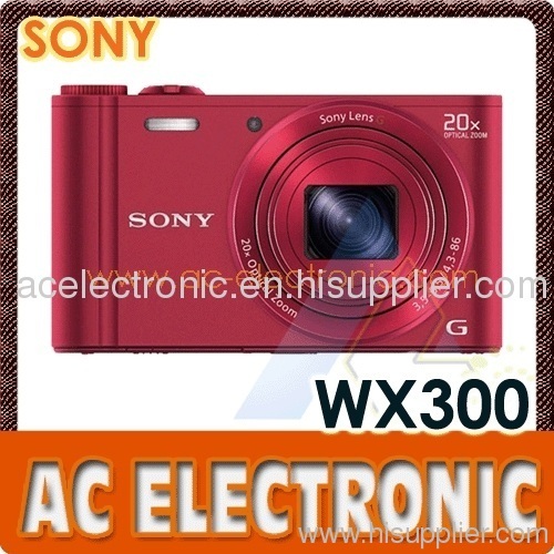 Sony-WX300- Red digital camera