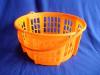 round plastic fruit basket with handle