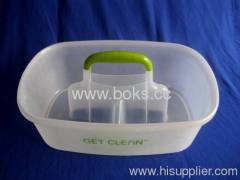 2013 cheap plastic shower caddy with handle