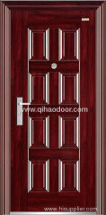 Decorative wrought iron house doors QH-0107B