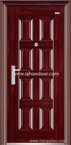 Decorative wrought iron house doors QH-0107B