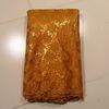 Yellow Green African Net Lace Fabrics , 2.5 - 3.5kgs Weight