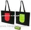 Eco Friendly Black Non Woven Shopping Bag For Adevertising