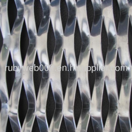 expanded metal-decorative mesh pattern