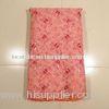 Peach Green African Net Lace Fabrics With Stones