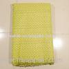 Yellow African Net Lace Fabrics , Home Texitle