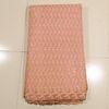 Wedding Gown African Tunji Net Lace Fabrics , Peach