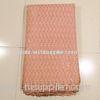 Wedding Gown African Tunji Net Lace Fabrics , Peach