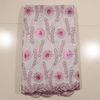 Pink Lace Fabric For Wedding Dress , Grande Toilette