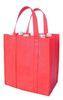 Customize Non Woven Wine Bag For Promotional ,Red With Logo