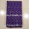 Purple Sequin Lace Fabric For Wedding Dresses