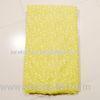 Yellow Sequin Lace Fabric With Sequence Holes