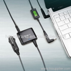 Ultra-slim 90W Universal Laptop Car DC Adaptor