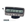 LCD car clock with voltage and temperature display VST-7045V