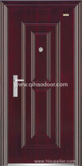 single leaf security steel doors