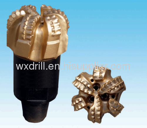 API pdc drill bit 4 5/8 inch with 5 blades