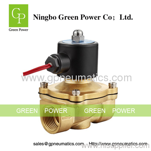 1" AC220V 2W brass solenoid valve