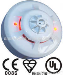 Smoke and Heat Detector with Remote Indicator