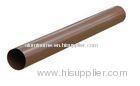 Low weight Aluminium Round Tubing Bronze / Golden Powder Painted