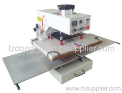 Double-position semi-automatic heat transfer m