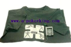 T-Shirt Hidden Lens for Poker Analyzer/Scanning Camera /Hidden Lense/Infrared Camera/electronic games