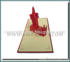 Bigben Tower 3d pop up greetintg card