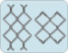 Galfan coating galvanized chain link fence