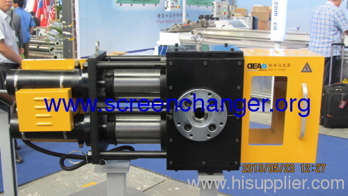 double piston hydraulic screen changer