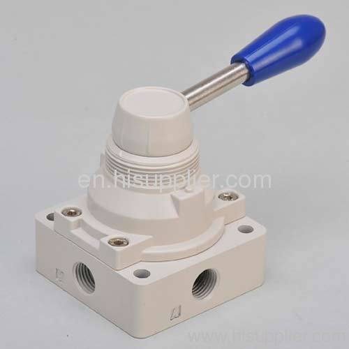 White hand rotary valve