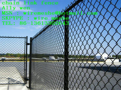 Chain link fence wire mesh