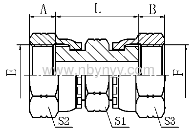 ORFS FEMALE FLAT HYDRAULIC ADAPTERS PIPE FITTINGS