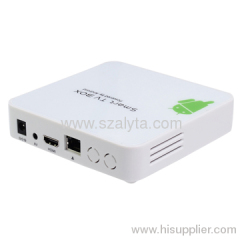 Android 4.0 system TV Boxes with Wifi Bluetooth HDMI 3 USB port CE Certification