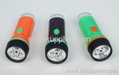 led flashlight 3 battery plastic