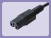 Power cord IEC connector for european standard