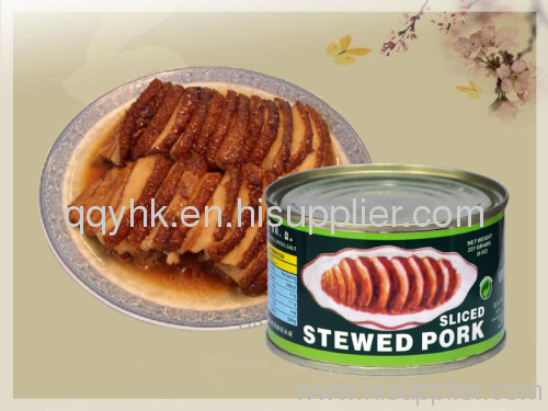 Sliced stewed pork(canned food)