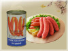 Pork sausage in brine(canned food)