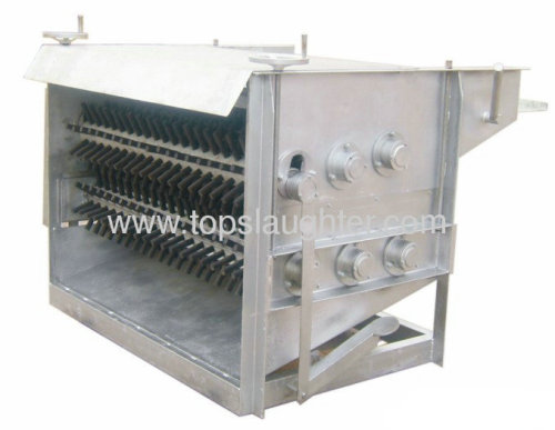 Slaughterhouse equipment sheep debristling machine