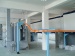 Powder coating production line for machinery