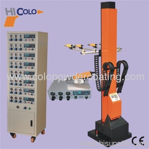 automatic electrostatic powder coating system 