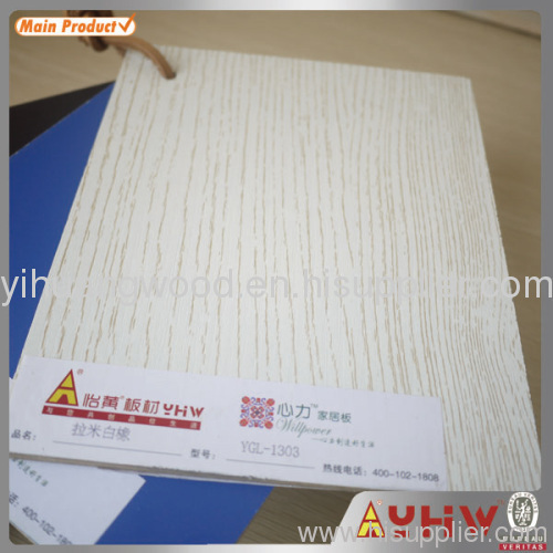 E0 Melamine faced particle board