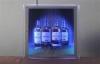 Bright Silver LED Dynamic Light Box A5 Hang Flashing Advertising Board