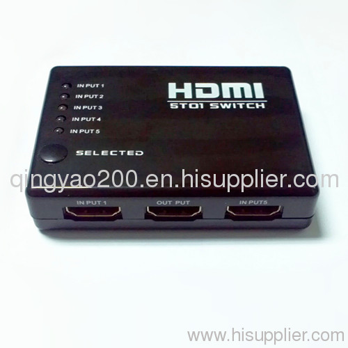 5 input and 1output HDMI Switch