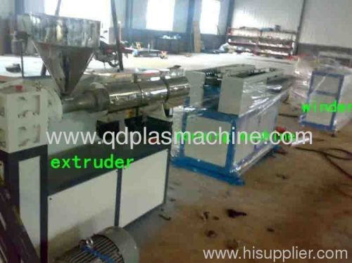 plastic single wall corrugated pipe extrusion line