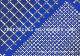 Crimped wire mesh application