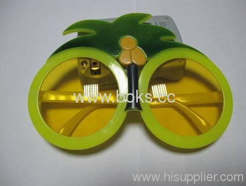 2013 yellow durable plastic party glasses